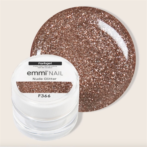 Color Gel Nude Glitter - F366 